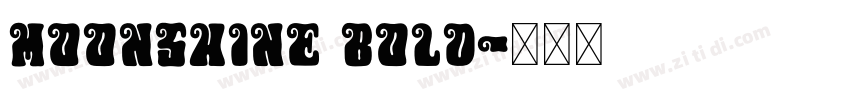 Moonshine Bold字体转换